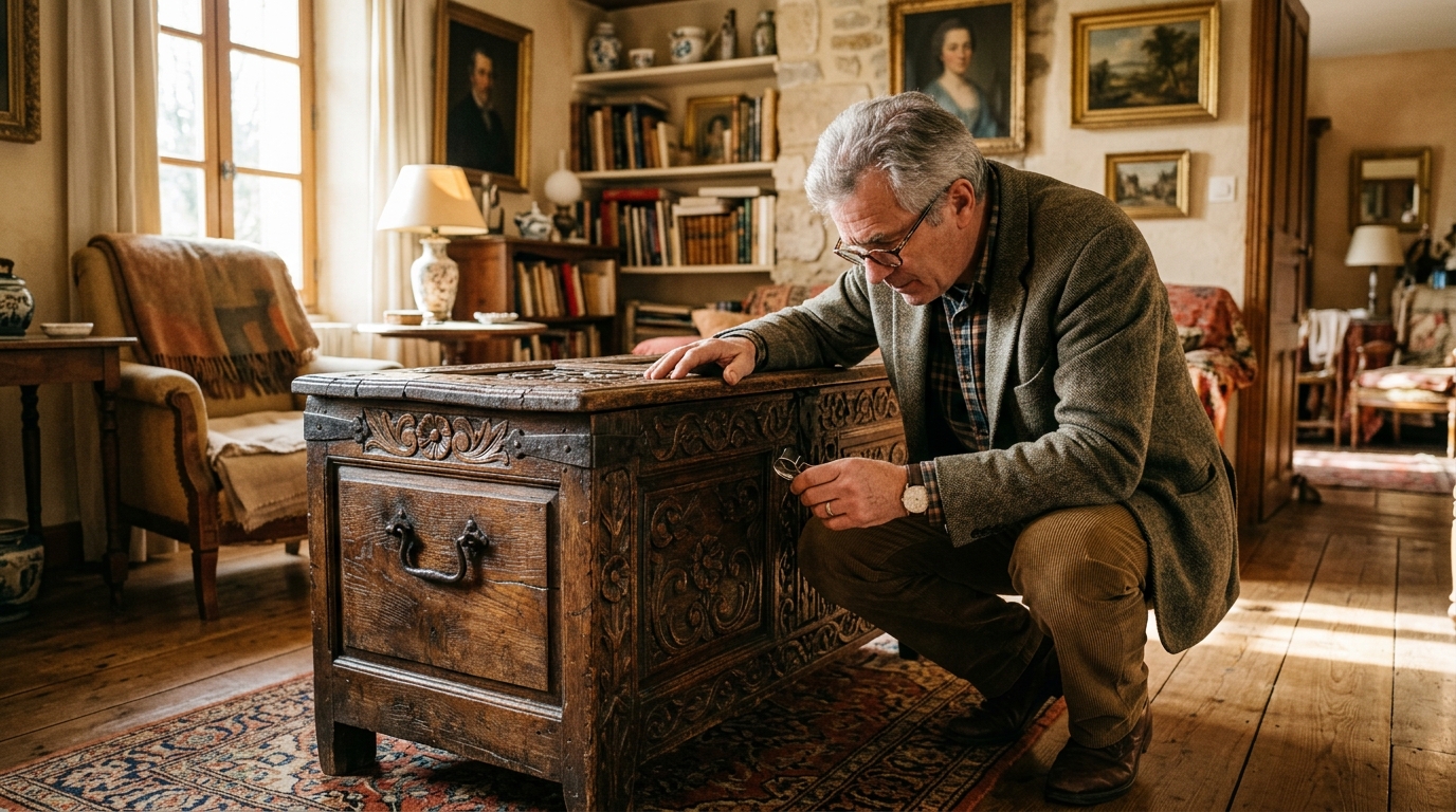 brocanteur à domicile : bénéficiez d'une expertise professionnelle pour estimer, acheter et vendre vos objets anciens directement chez vous, en toute simplicité et confiance.