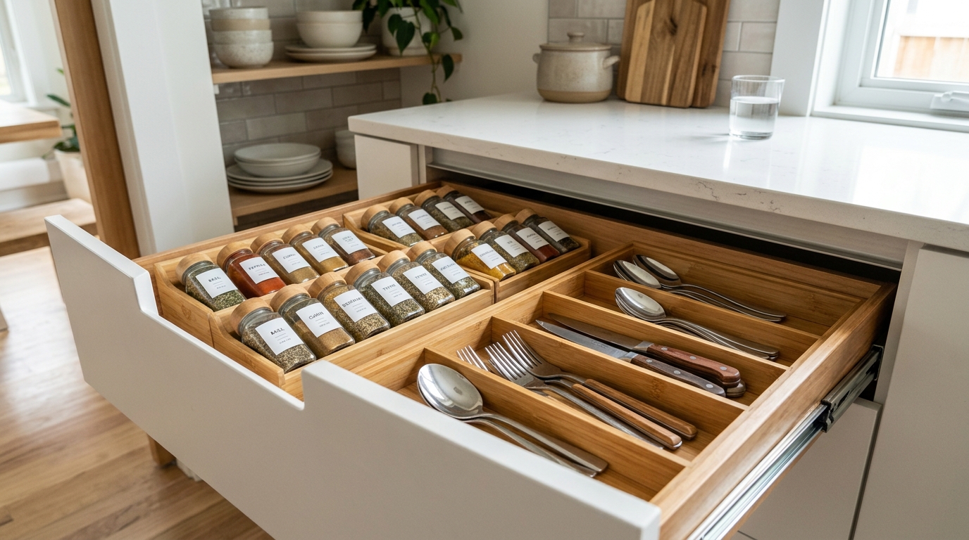 découvrez nos conseils pratiques pour bien choisir un tiroir de rangement cuisine et optimiser l'espace de manière efficace et organisée.