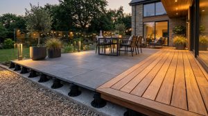 Comment calculer facilement la hauteur et le nombre de plots pour une terrasse