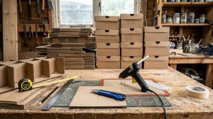 Comment fabriquer un rangement chaussures en carton facilement