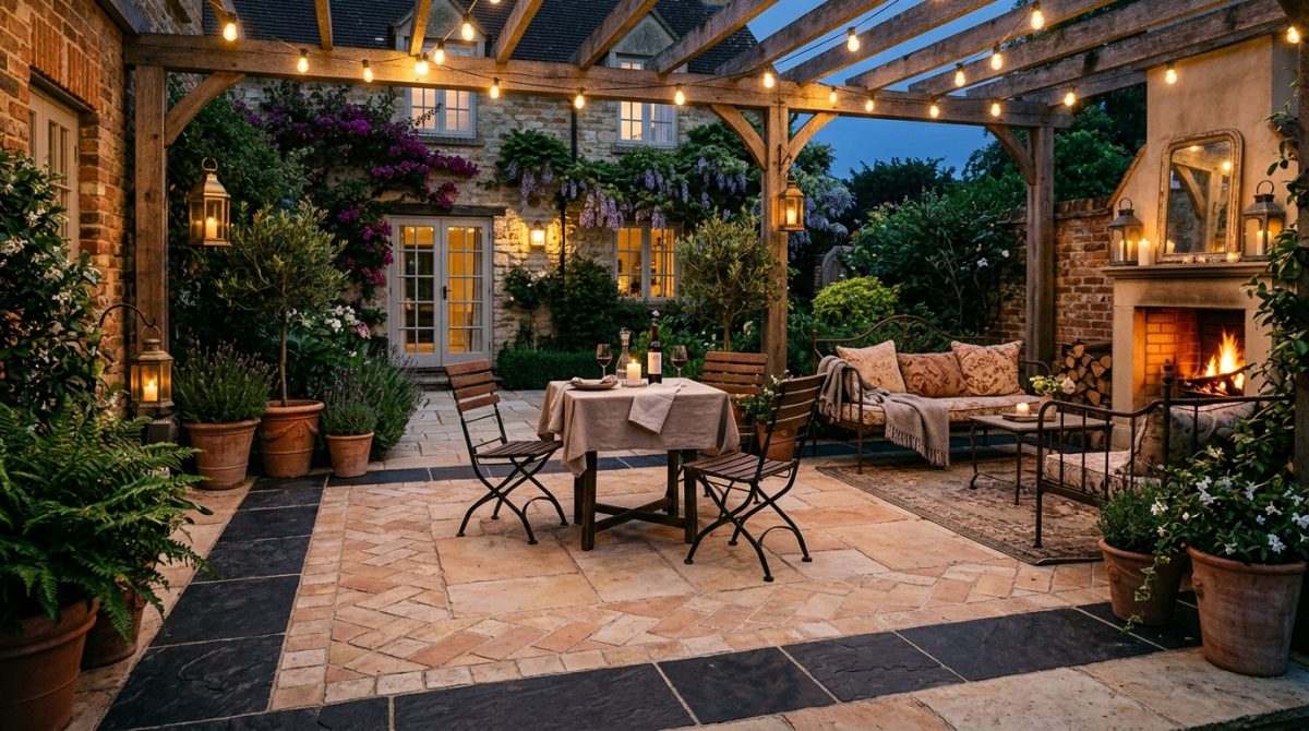 Comment réussir une terrasse en carrelage deux couleurs : astuces et idées