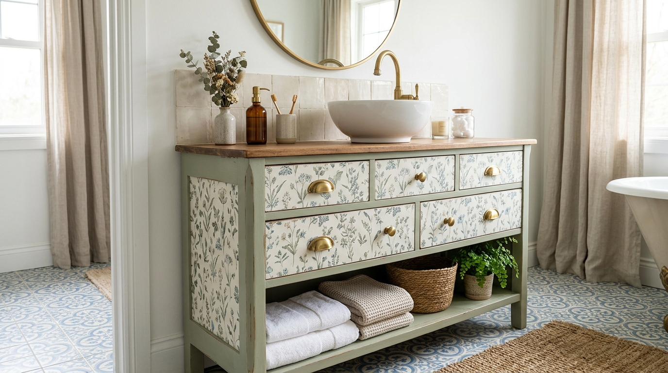 découvrez comment transformer facilement une commode en un meuble de rangement pratique et élégant pour votre salle de bain, alliant style et fonctionnalité.