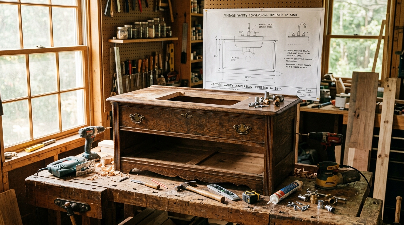 découvrez comment transformer facilement une commode en meuble pratique et esthétique pour votre salle de bain grâce à nos astuces de bricolage simples et efficaces.