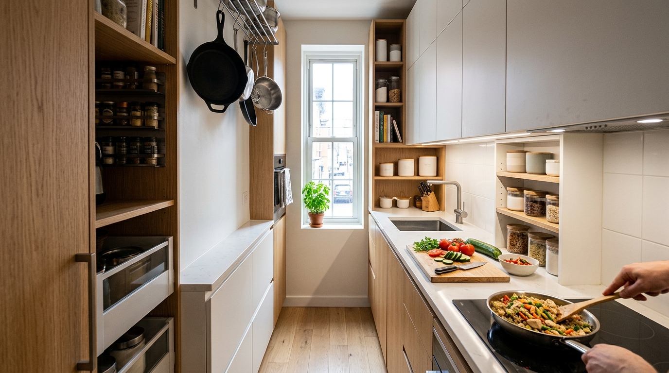 découvrez des astuces pratiques pour aménager une cuisine en longueur étroite et profitez de recettes spécialement adaptées à cet espace optimisé.