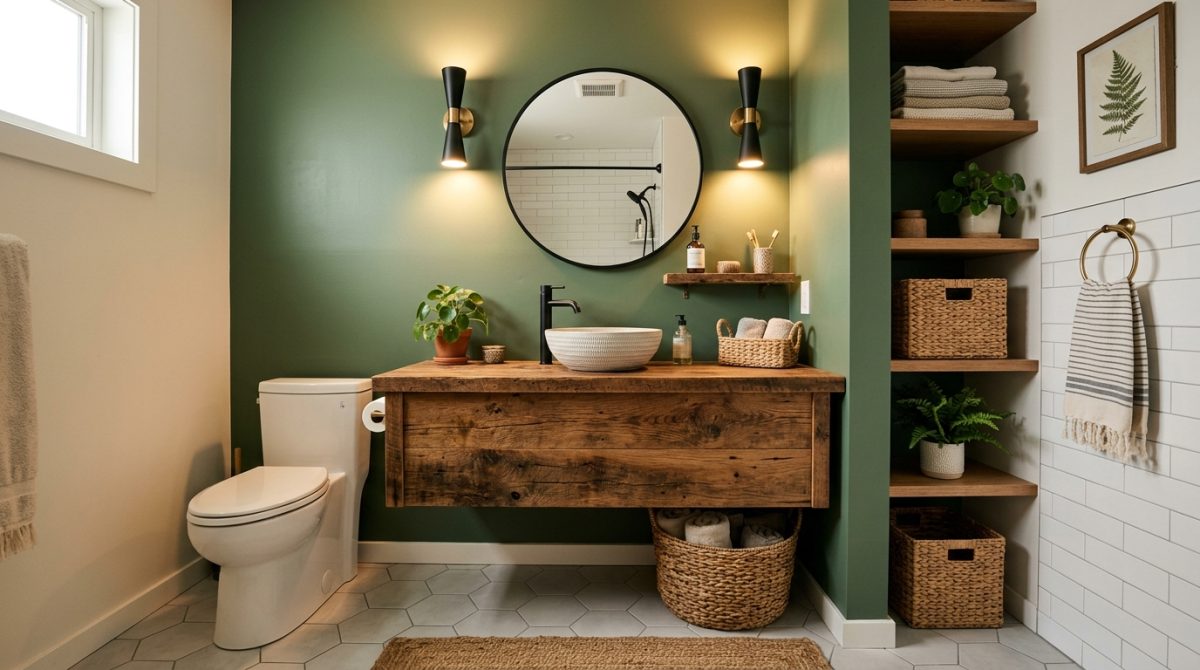 Idée meuble salle de bain à faire soi-même : guide pour créer un rangement unique