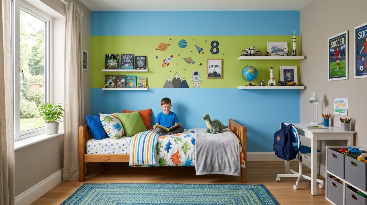 Peinture chambre garçon 8 ans : idées et conseils pour un décor réussi