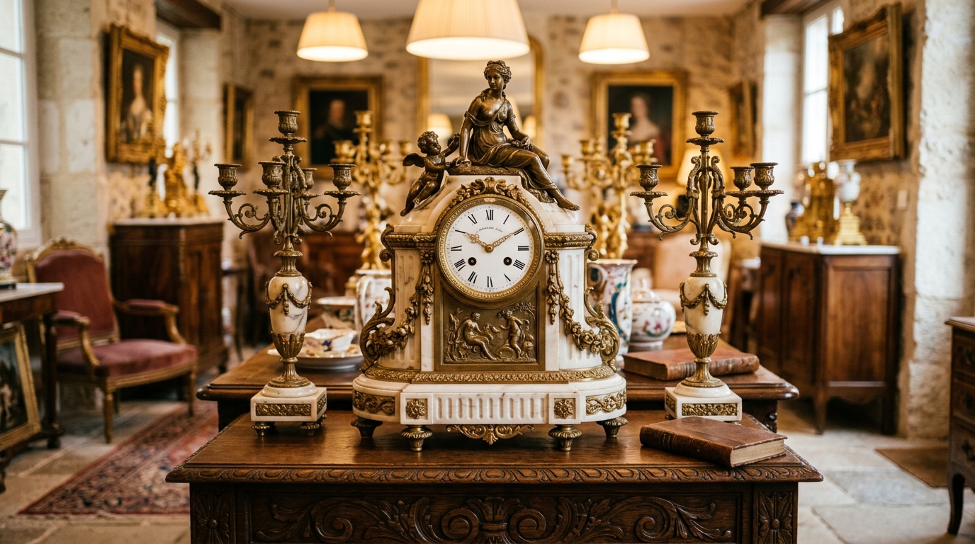 découvrez l'histoire fascinante et les aspects décoratifs de la pendule de cheminée en marbre et bronze napoléon iii, un élément emblématique du style du xixe siècle.