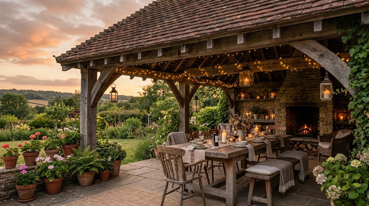 Terrasse couverte en bois et tuiles : conseils pour un aménagement réussi