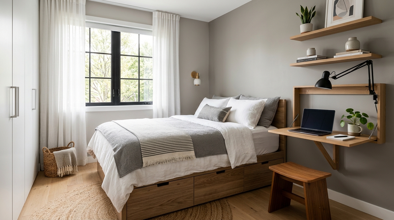 découvrez des astuces pratiques pour aménager une petite chambre en optimisant l'espace tout en conservant un style élégant et moderne.