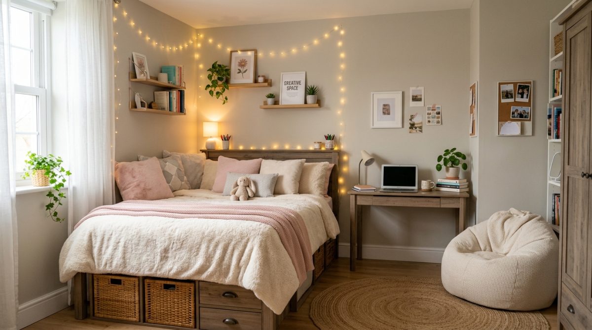 Aménager une petite chambre ado fille cocooning : idées et astuces indispensables
