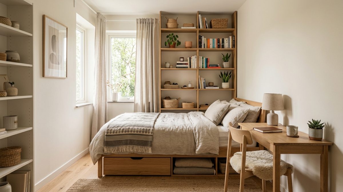 Astuces efficaces pour optimiser le rangement dans une petite chambre