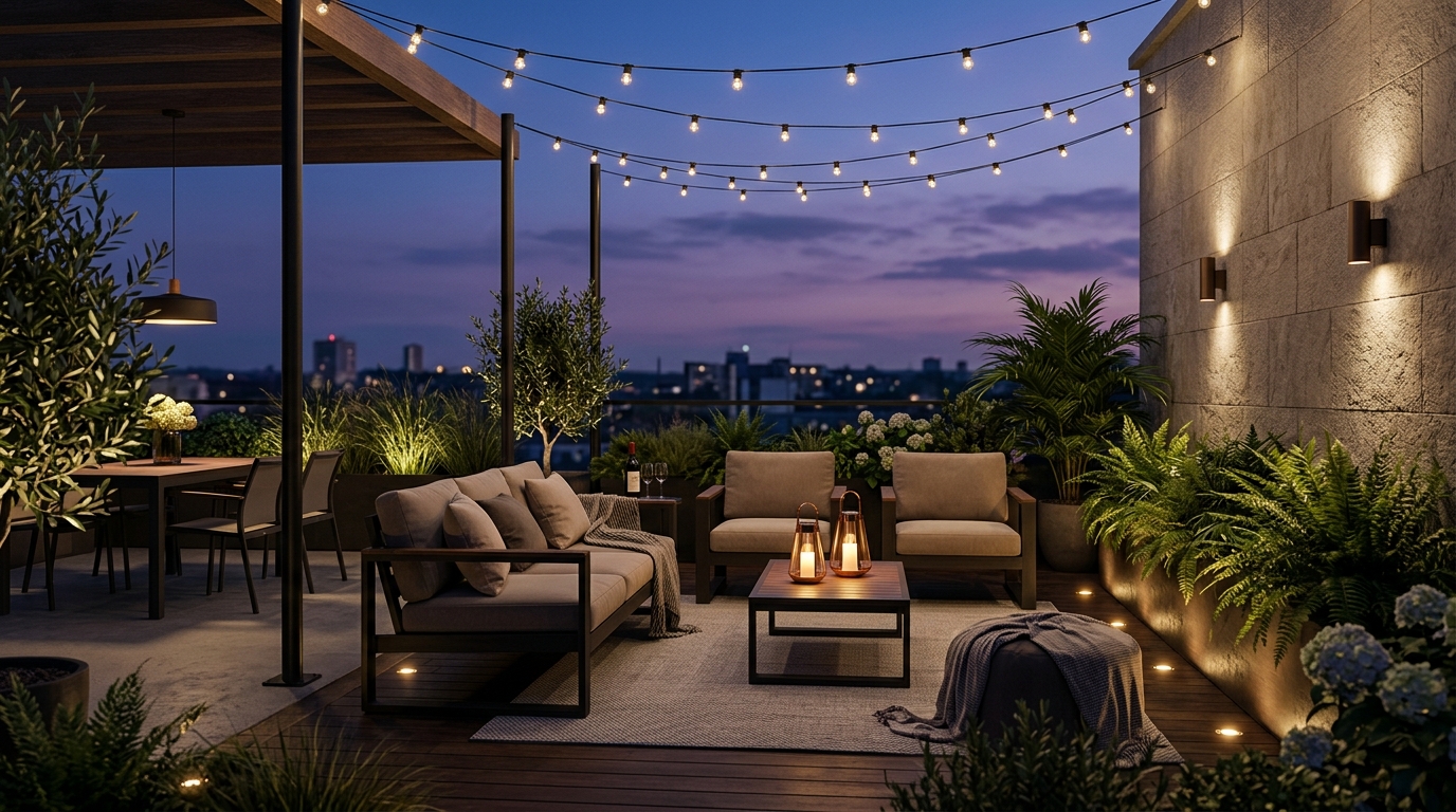 découvrez nos conseils pratiques pour bien choisir l'éclairage de votre terrasse extérieure en 2026 et créez une ambiance chaleureuse et fonctionnelle toute l'année.