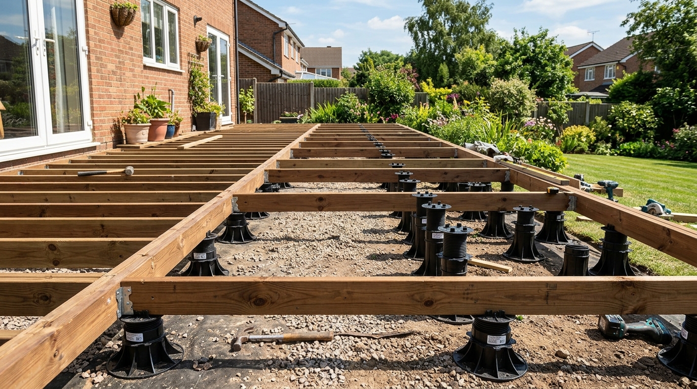 découvrez comment calculer efficacement l'espacement des plots pour une lambourde de terrasse en bois afin d'assurer solidité et stabilité à votre structure extérieure.
