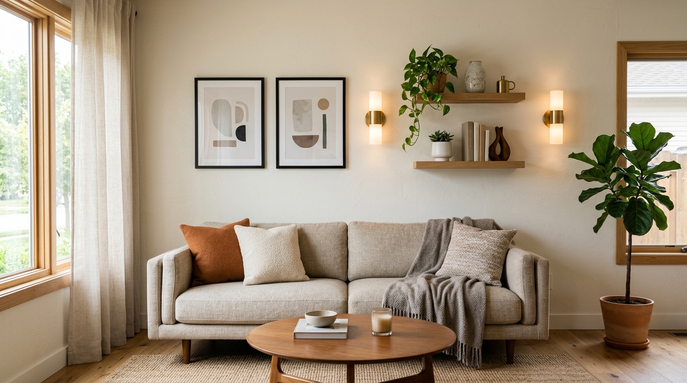 découvrez des astuces créatives pour décorer le mur derrière votre canapé et créer un intérieur harmonieux et convivial.