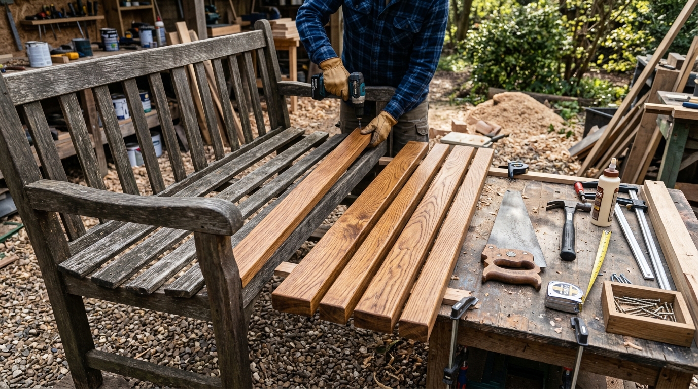 découvrez comment utiliser des lattes de bois pour restaurer un banc solide et esthétique, avec des conseils pratiques et des astuces faciles à suivre.