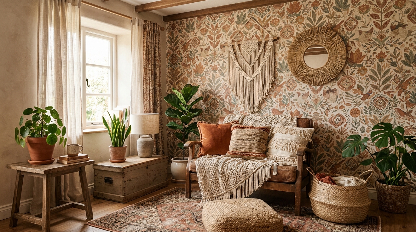 découvrez comment adopter un style chaleureux et tendance avec notre guide sur le papier peint bohème chic, alliant motifs enchanteurs et ambiance conviviale pour votre intérieur.