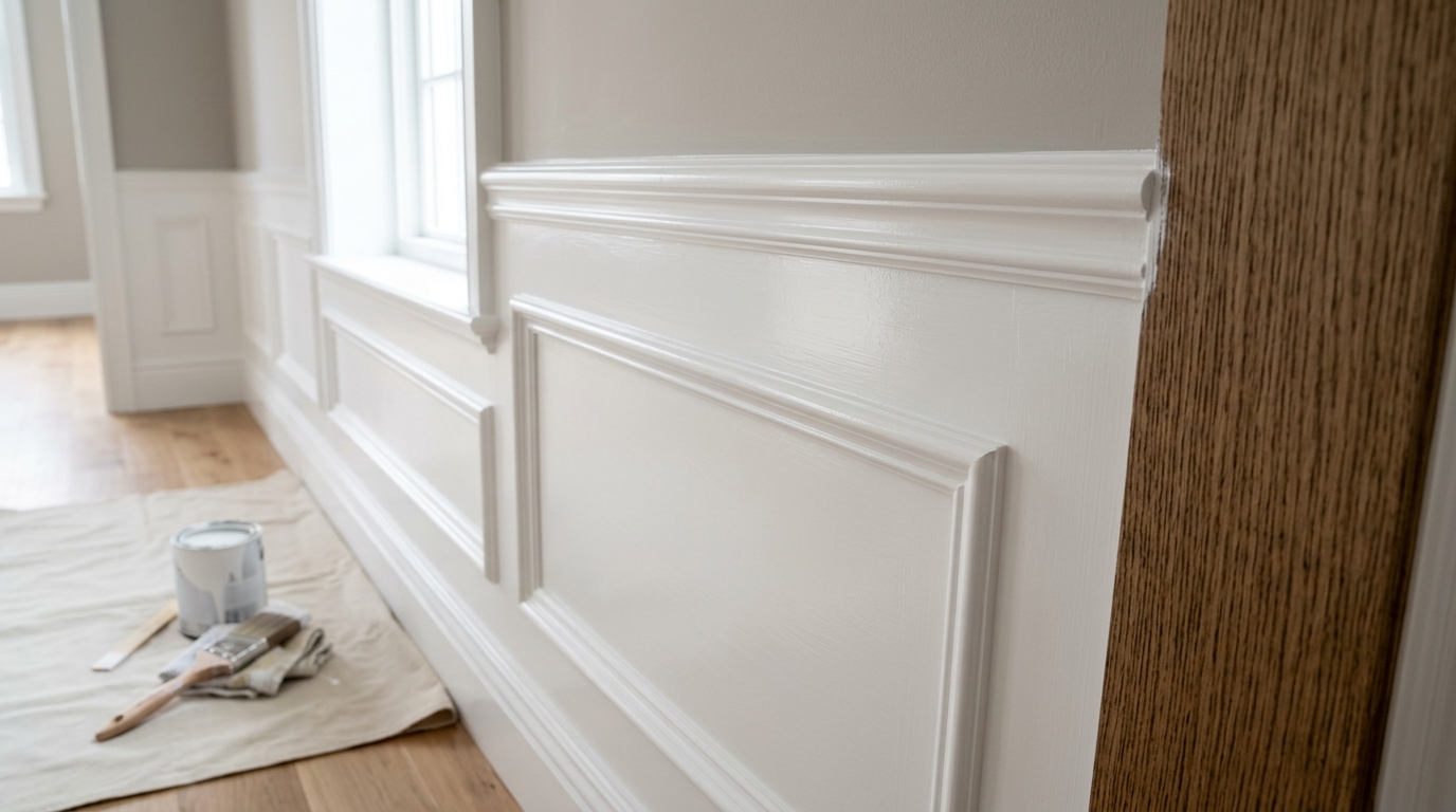 découvrez nos conseils experts pour appliquer une peinture blanche sur vos boiseries et obtenir un rendu impeccable et durable.