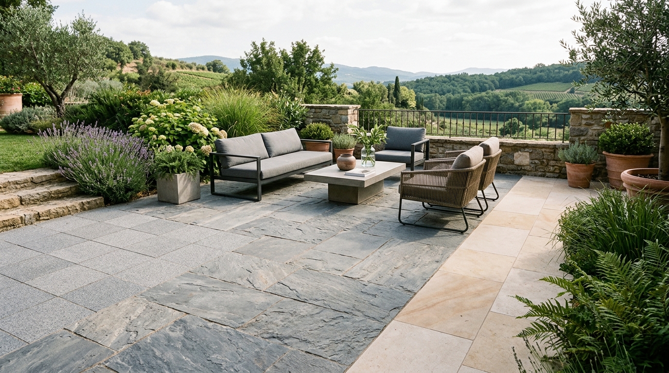 découvrez comment choisir la pierre idéale pour votre terrasse extérieure et créer un espace durable, esthétique et résistant aux intempéries.