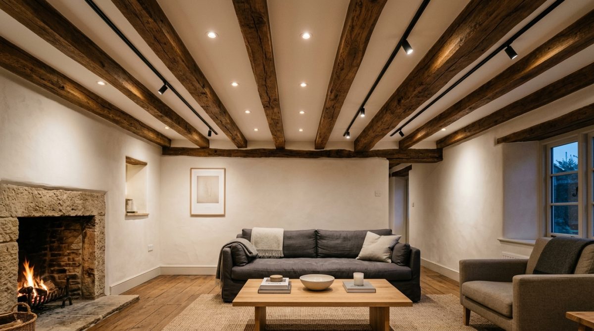 Quel luminaire choisir pour un plafond bas avec poutre ?