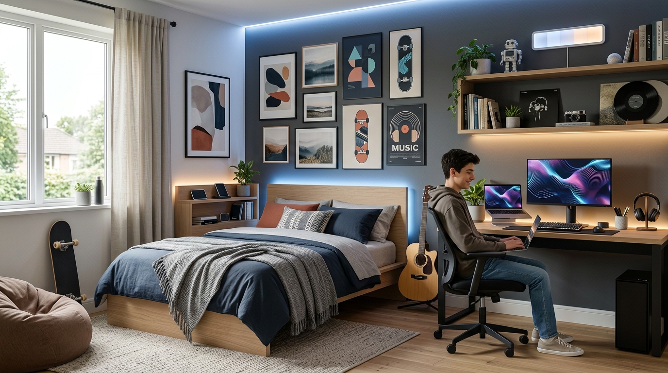 découvrez les meilleures couleurs tendances pour une chambre d'ado garçon en 2026, alliant style, ambiance et personnalité pour créer un espace unique et moderne.