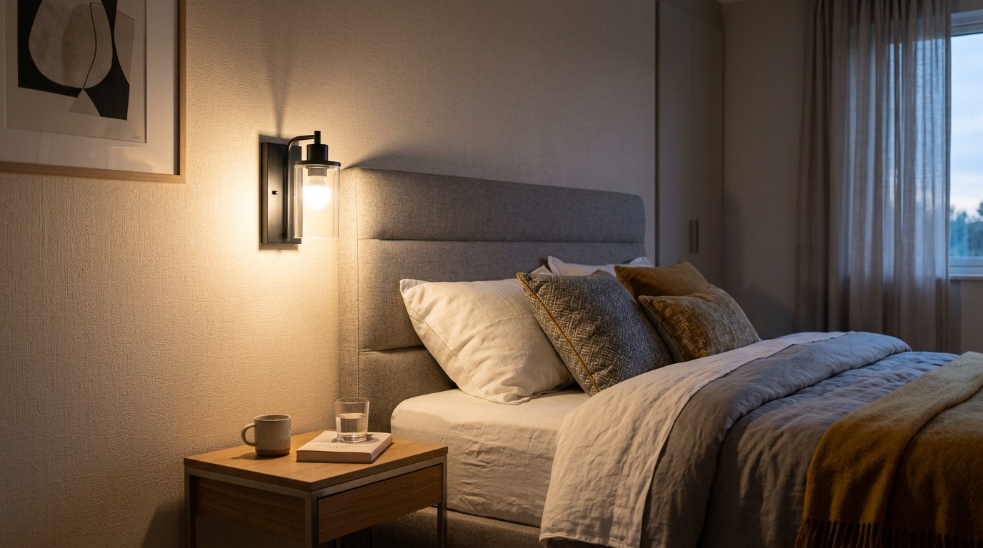 découvrez comment choisir la hauteur idéale pour une applique tête de lit afin d'optimiser l'éclairage de votre chambre et créer une ambiance confortable.