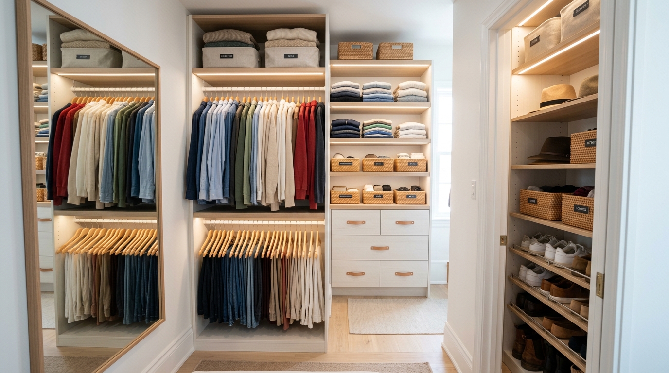découvrez nos conseils pratiques pour aménager un petit dressing et optimiser chaque centimètre d'espace afin de rendre votre rangement fonctionnel et esthétique.