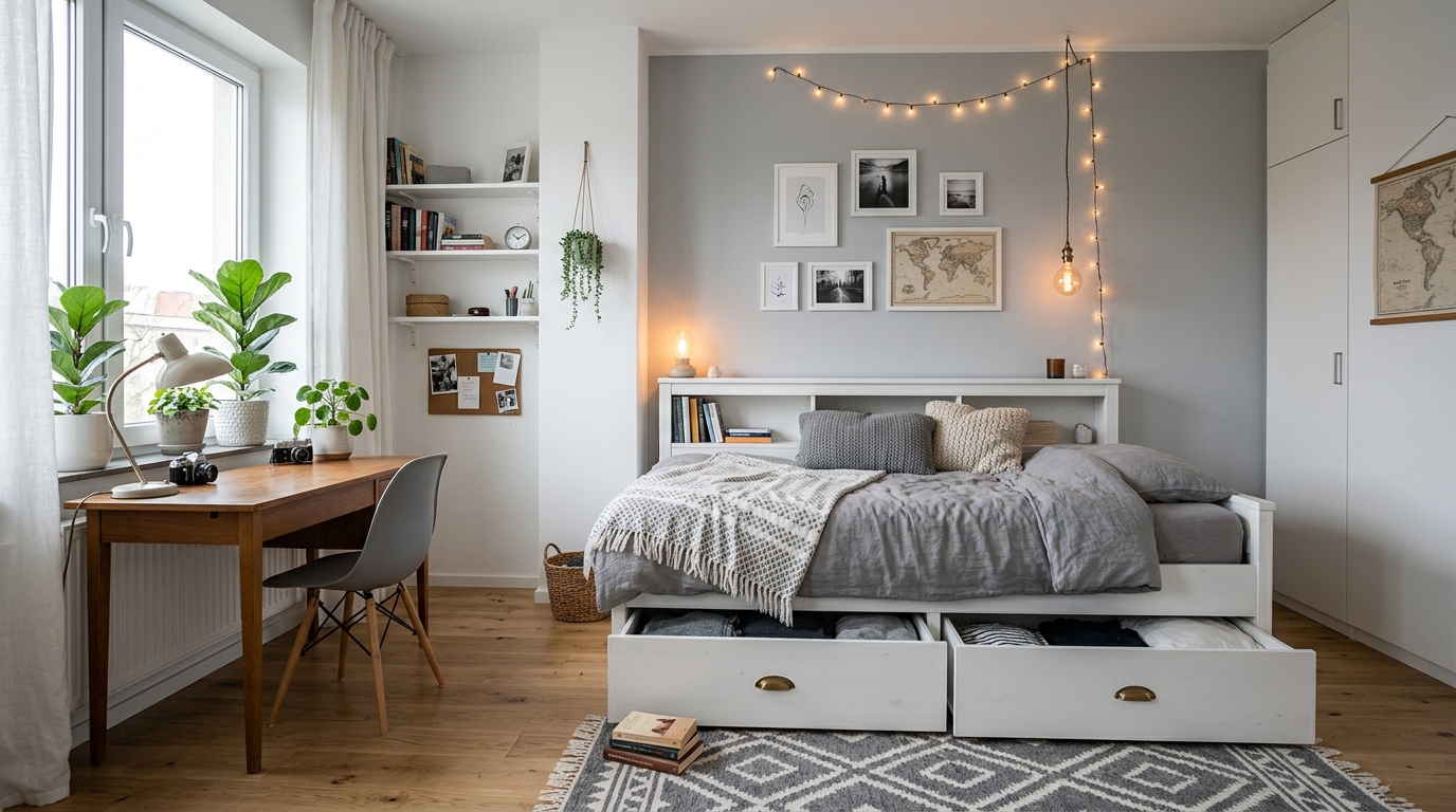 découvrez comment aménager une chambre grise et blanche parfaite pour un ado, alliant style moderne, confort et fonctionnalité pour un espace personnalisé et accueillant.