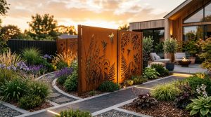 Comment choisir un panneau métal déco extérieur adapté à votre jardin