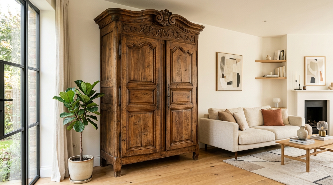 découvrez nos conseils pour choisir une armoire ancienne avec corniche et donner à votre intérieur une touche d'élégance et d'authenticité.