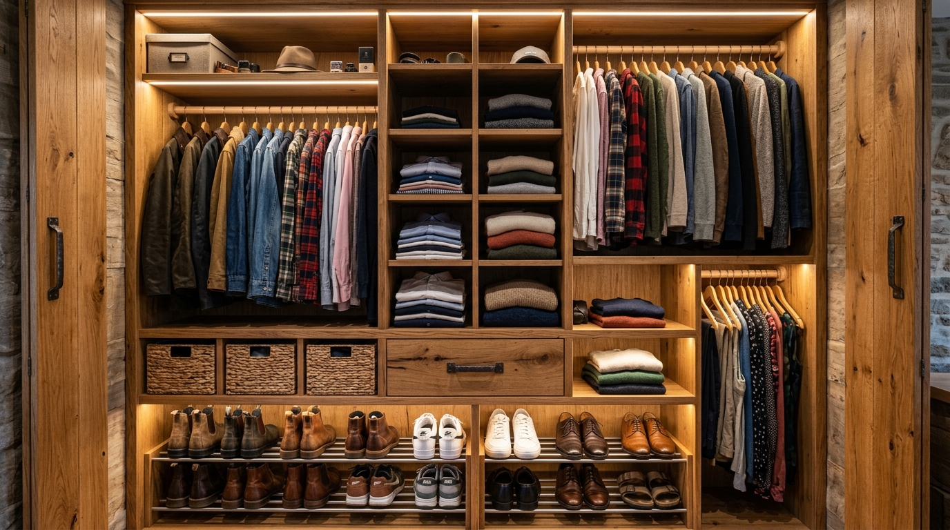 apprenez à fabriquer un dressing en bois fait maison facilement grâce à notre guide étape par étape, idéal pour organiser votre espace avec style et à moindre coût.