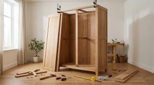 Comment fabriquer un dressing en bois fait maison facilement