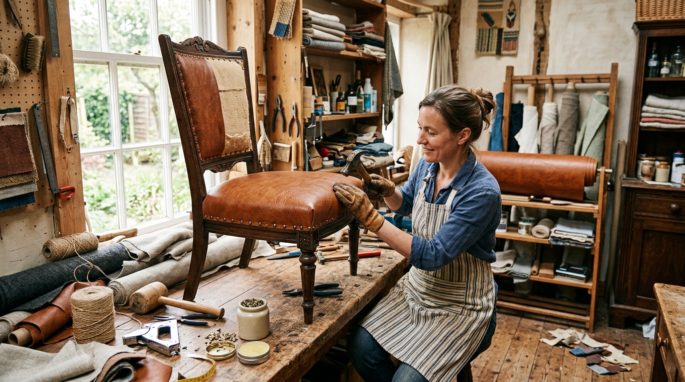 apprenez à recouvrir facilement une chaise en simili cuir grâce à notre guide étape par étape, pour un résultat propre et durable.