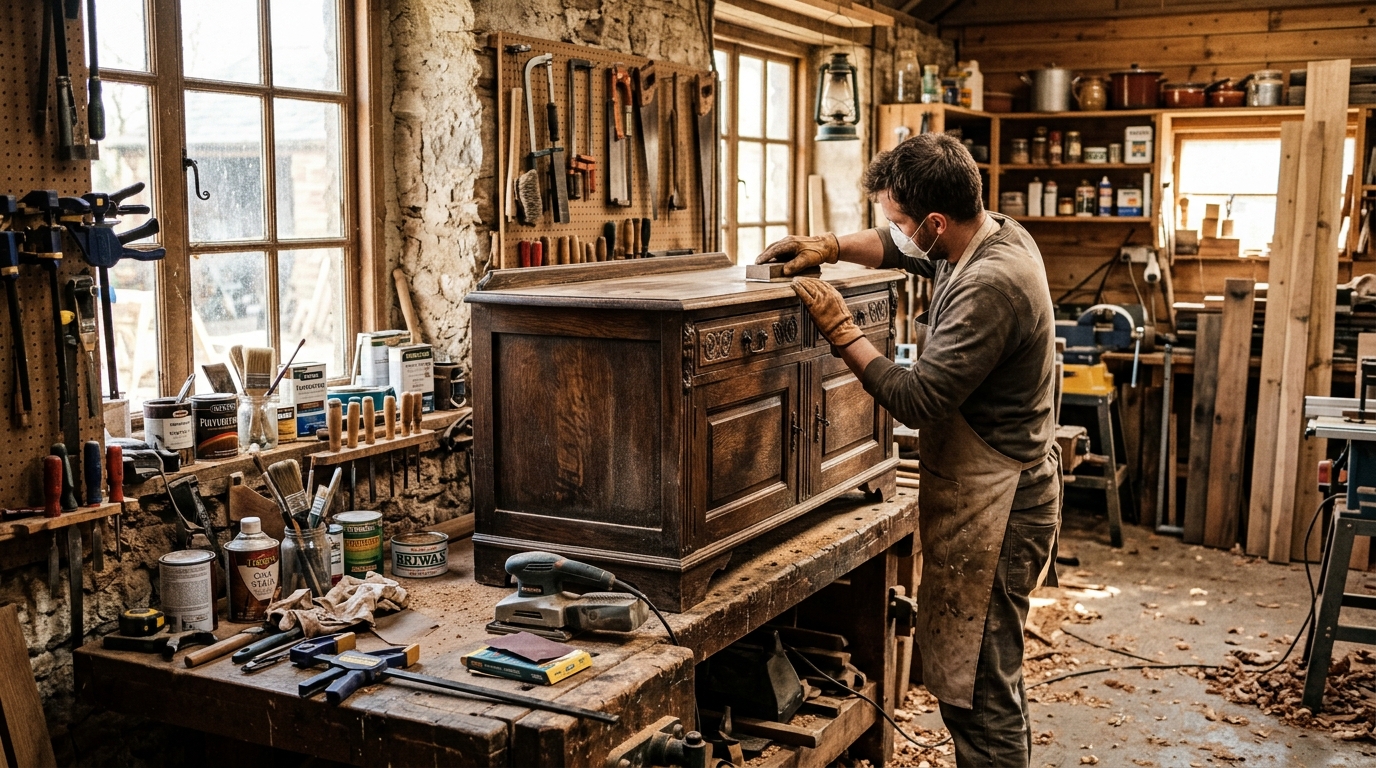 apprenez à relooker un meuble en chêne foncé et donnez-lui une nouvelle vie grâce à des astuces simples et efficaces. transformez votre mobilier avec style et créativité.