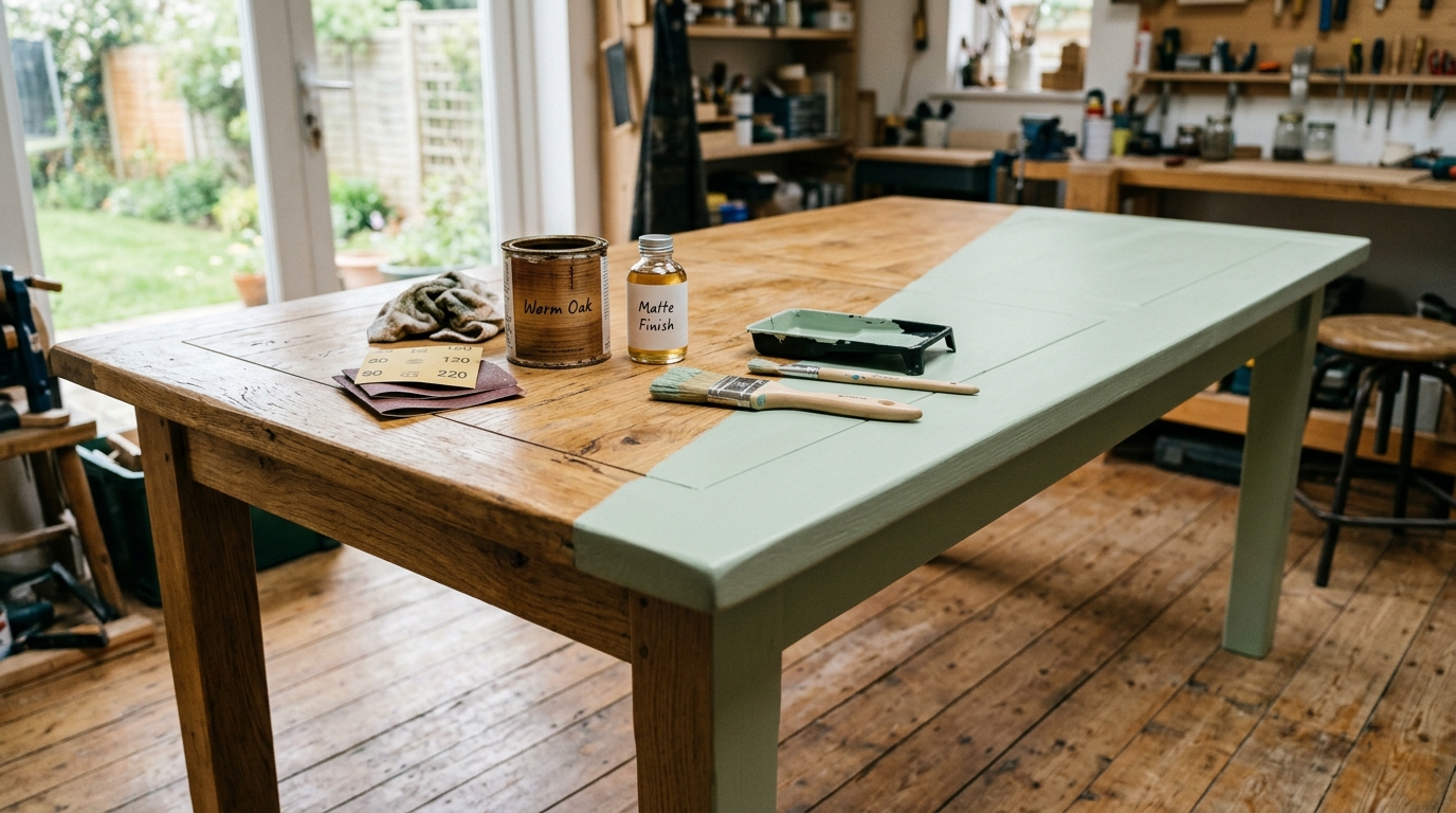 découvrez comment relooker une table en chêne massif pour lui offrir une seconde vie grâce à nos conseils pratiques et astuces de rénovation faciles à réaliser.