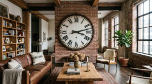 Horloge murale avec engrenage qui tourne : fonctionnement et design