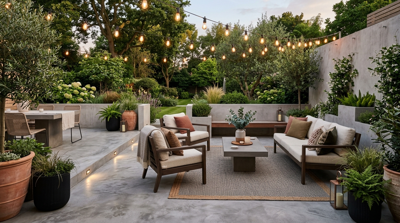 découvrez des idées créatives et astuces pratiques pour réussir l'aménagement de votre terrasse en béton. transformez votre espace extérieur en un lieu convivial et esthétique.