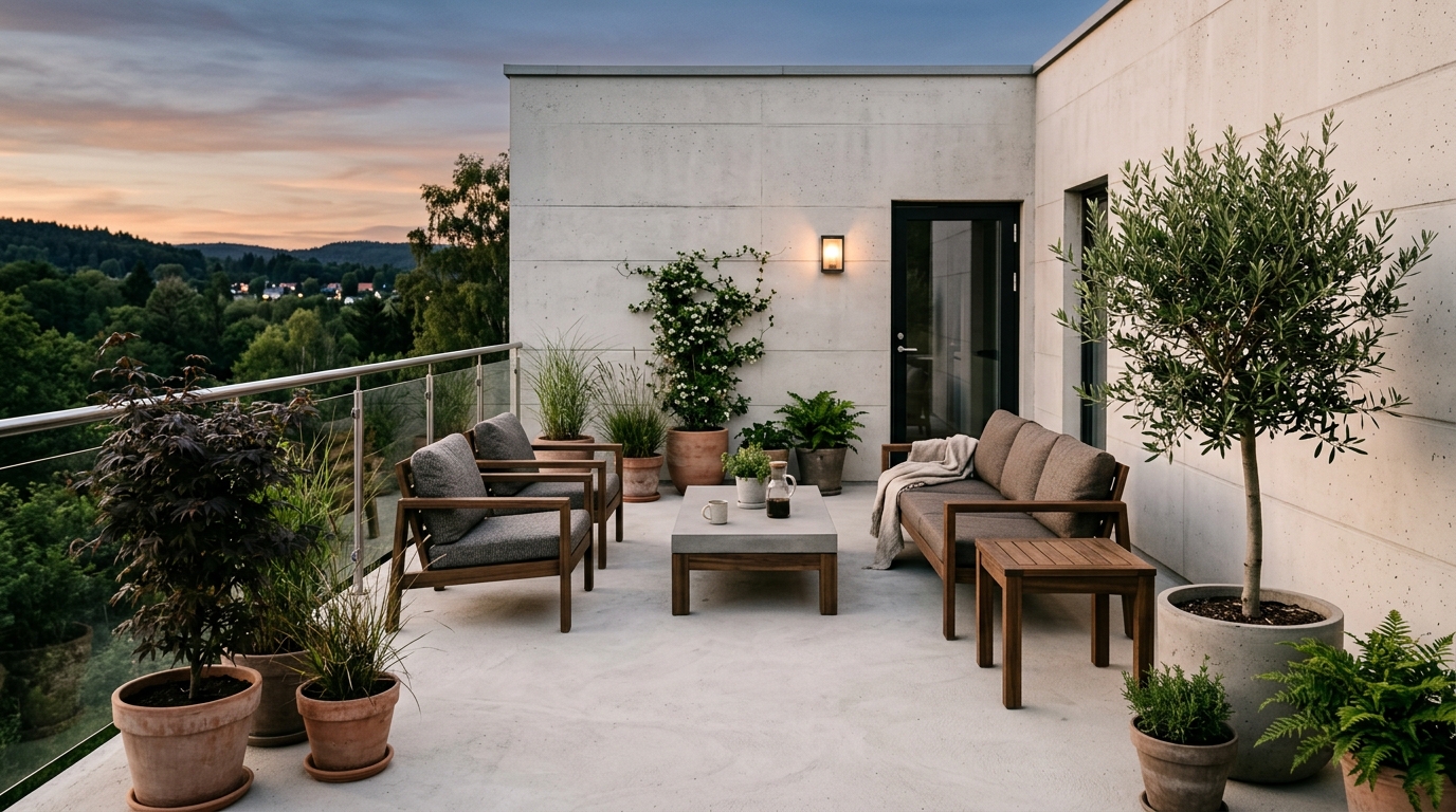 découvrez des idées créatives et inspirantes pour aménager une terrasse en béton réussie, alliant esthétique et fonctionnalité pour un espace extérieur unique.