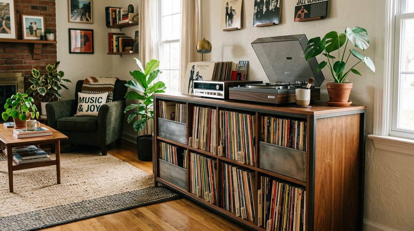 découvrez nos conseils pour choisir un meuble vinyle d'occasion alliant style et budget, et donnez une touche vintage à votre intérieur sans vous ruiner.