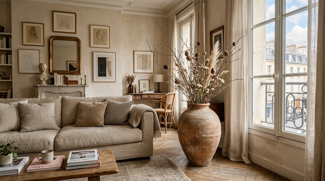 découvrez quel objet déco poser au sol pour apporter du style, du caractère et une touche unique à votre intérieur.