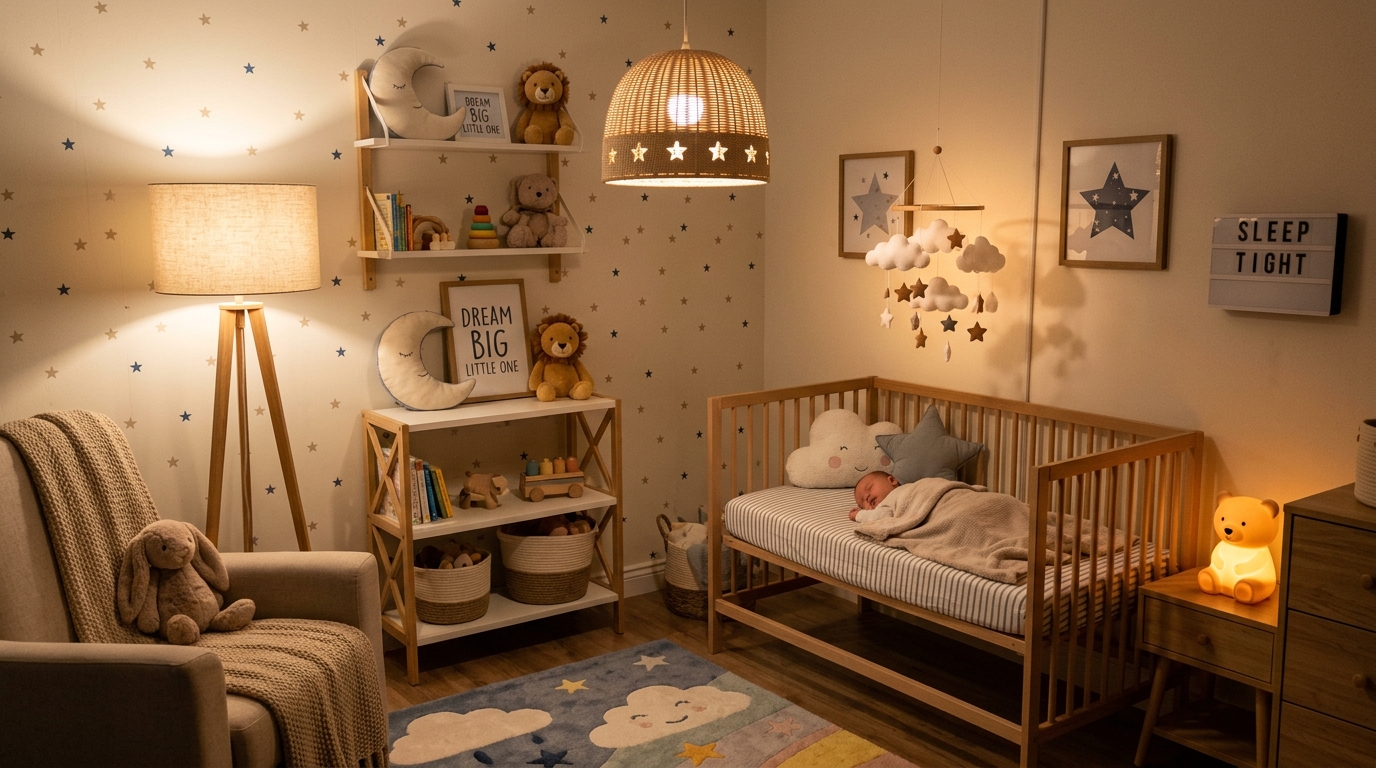 découvrez comment choisir la suspension idéale pour la chambre de votre bébé garçon, afin de créer un éclairage doux et apaisant qui favorise un environnement serein et confortable.