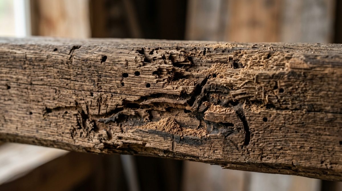 Trou dans le bois causé par les insectes : comment identifier et prévenir les dégâts