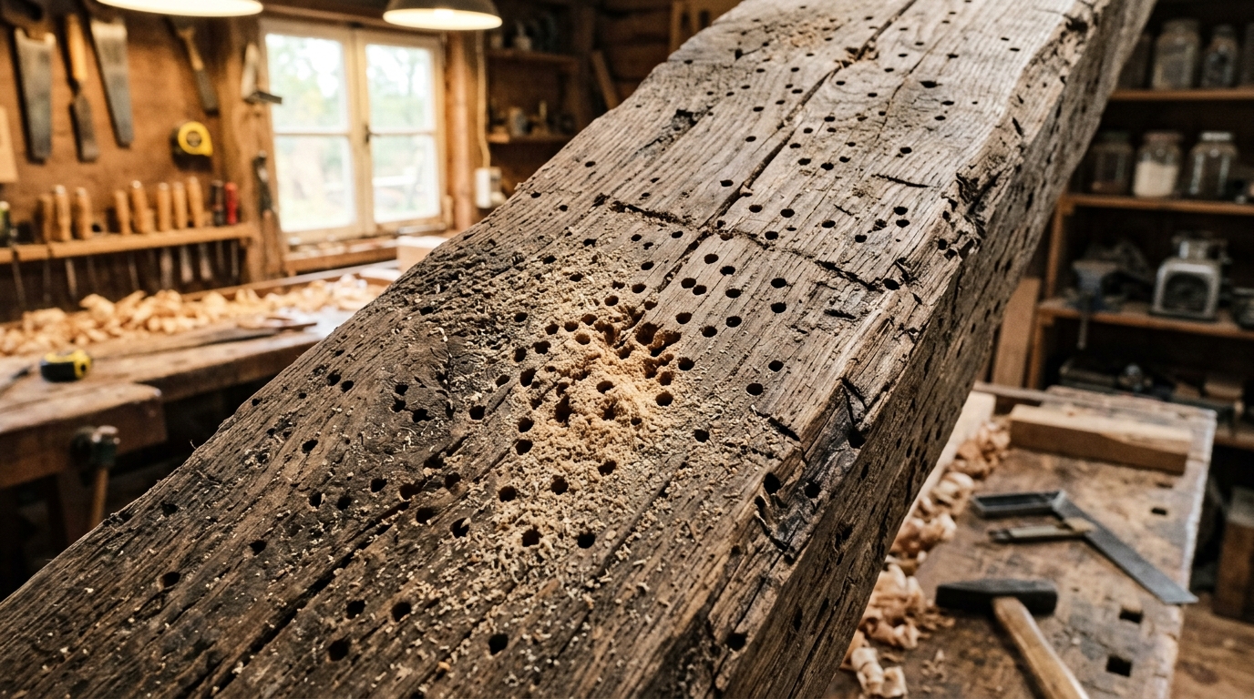 découvrez comment identifier les trous dans le bois causés par les insectes et apprenez des méthodes efficaces pour prévenir et protéger vos surfaces en bois des dégâts.