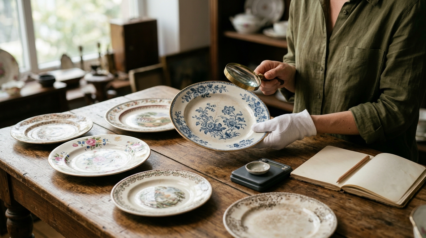 découvrez comment estimer facilement la valeur de vos assiettes anciennes grâce à leur époque, leur état, leur signature et leur rareté.