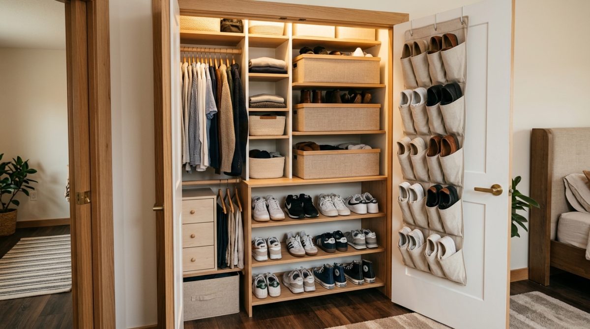 Comment organiser efficacement ses chaussures dans un placard