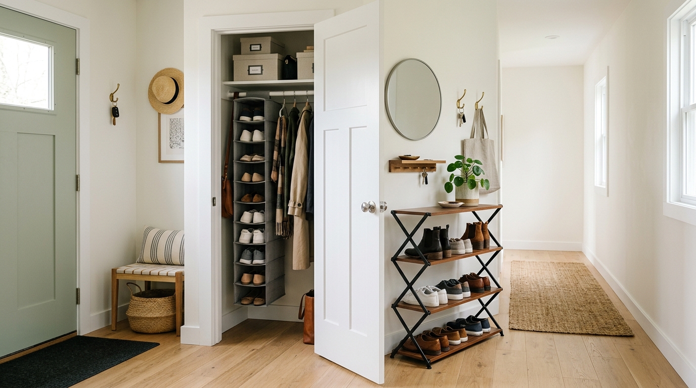 découvrez comment choisir la meilleure étagère à chaussures selon votre espace, votre budget et vos besoins, grâce à nos conseils pratiques.