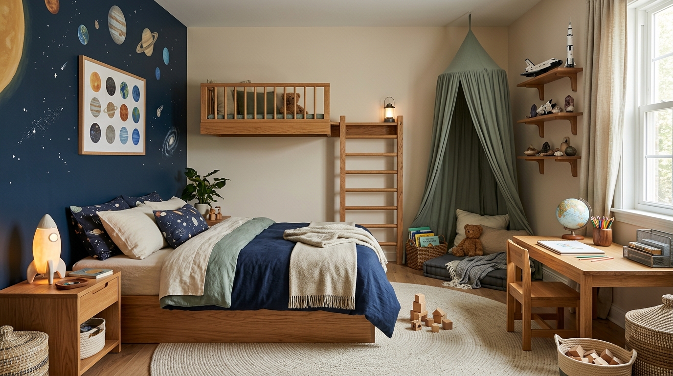découvrez des idées originales et faciles à réaliser pour décorer une chambre de garçon de 8 ans, avec des couleurs, des thèmes et des astuces adaptés à ses envies.