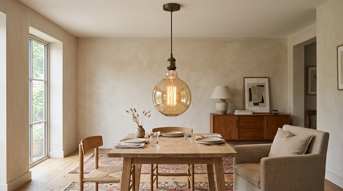 découvrez comment choisir une suspension à grosse ampoule vintage et l’intégrer avec style à votre décoration pour créer une ambiance chaleureuse et tendance.